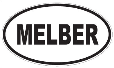 MELBER - Oval Magnet