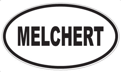 MELCHERT - Oval Magnet