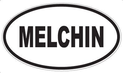 MELCHIN - Oval Magnet