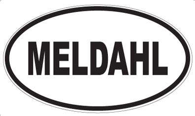 MELDAHL - Oval Magnet