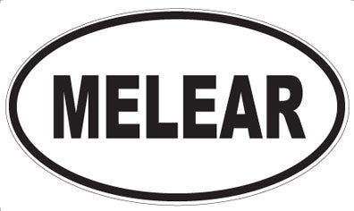 MELEAR - Oval Magnet