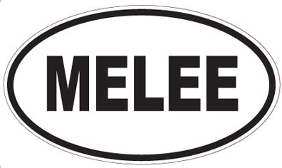 MELEE - Oval Magnet