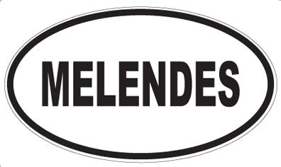 MELENDES - Oval Magnet