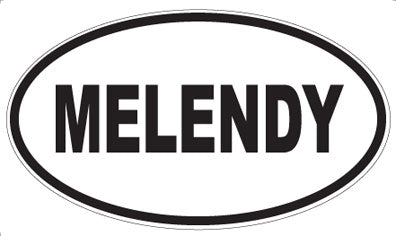 MELENDY - Oval Magnet