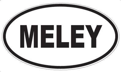 MELEY - Oval Magnet