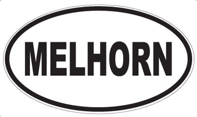 MELHORN - Oval Magnet