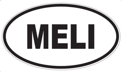 MELI - Oval Sticker