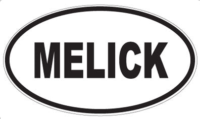 MELICK - Oval Magnet