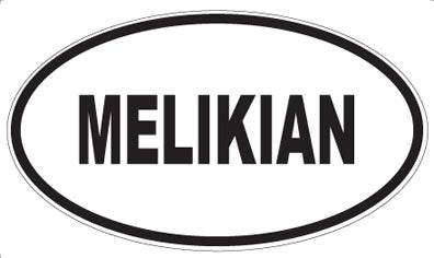 MELIKIAN - Oval Magnet