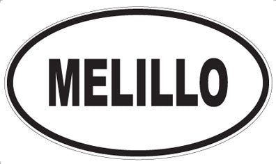 MELILLO - Oval Magnet