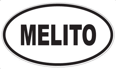 MELITO - Oval Magnet