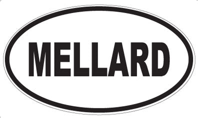 MELLARD - Oval Magnet