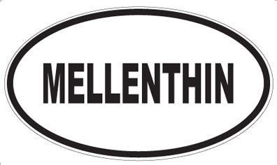 MELLENTHIN - Oval Sticker