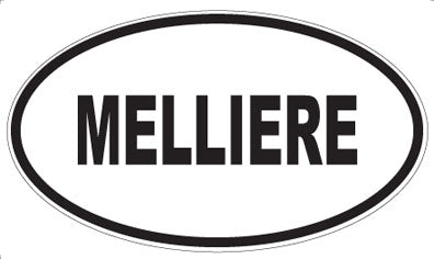 MELLIERE - Oval Sticker