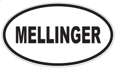 MELLINGER - Oval Magnet