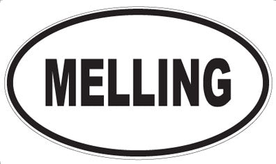 MELLING - Oval Magnet
