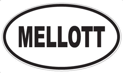MELLOTT - Oval Magnet