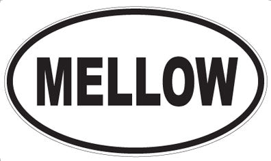 MELLOW - Oval Magnet
