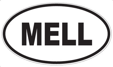 MELL - Oval Magnet
