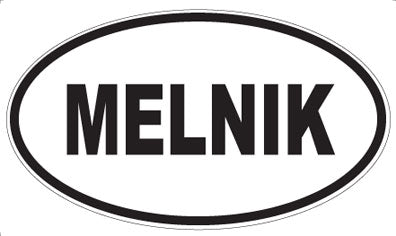 MELNIK - Oval Sticker