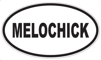 MELOCHICK - Oval Magnet