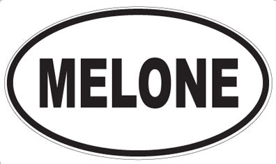 MELONE - Oval Magnet
