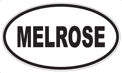 MELROSE - Oval Magnet
