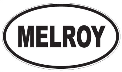 MELROY - Oval Magnet
