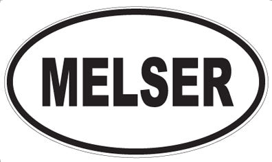 MELSER - Oval Magnet