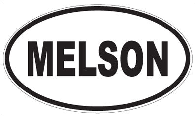 MELSON - Oval Magnet