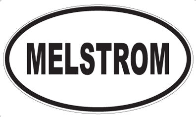 MELSTROM - Oval Magnet