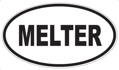 MELTER - Oval Magnet