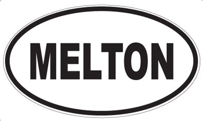 MELTON - Oval Magnet