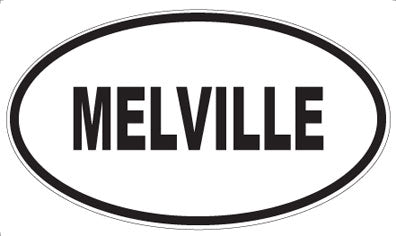 MELVILLE - Oval Magnet