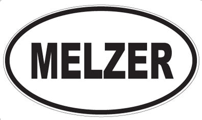 MELZER - Oval Magnet