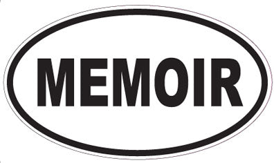 MEMOIR - Oval Sticker
