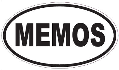 MEMOS - Oval Magnet