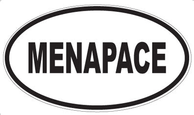 MENAPACE - Oval Magnet