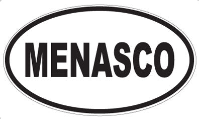 MENASCO - Oval Magnet