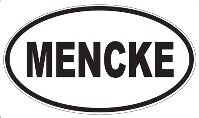 MENCKE - Oval Magnet