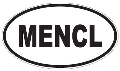 MENCL - Oval Magnet