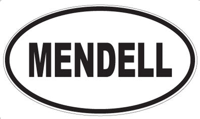 MENDELL - Oval Sticker