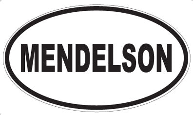 MENDELSON - Oval Magnet