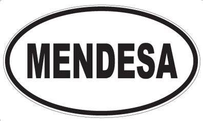 MENDESA - Oval Magnet