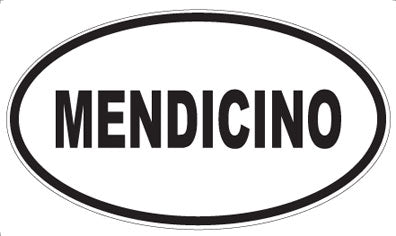 MENDICINO - Oval Magnet