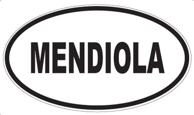 MENDIOLA - Oval Magnet