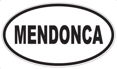 MENDONCA - Oval Magnet