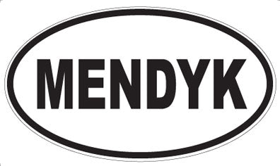 MENDYK - Oval Magnet