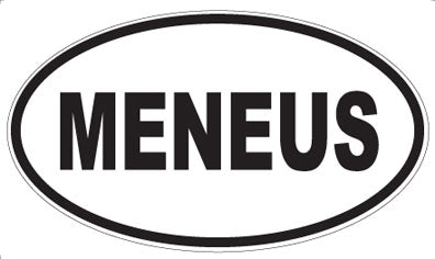 MENEUS - Oval Magnet