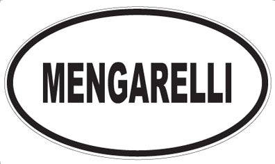 MENGARELLI - Oval Magnet